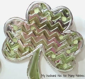 Metal Embossed Shamrocks