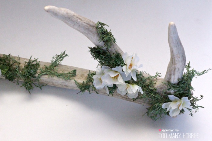 DIY Spring Antler Decor
