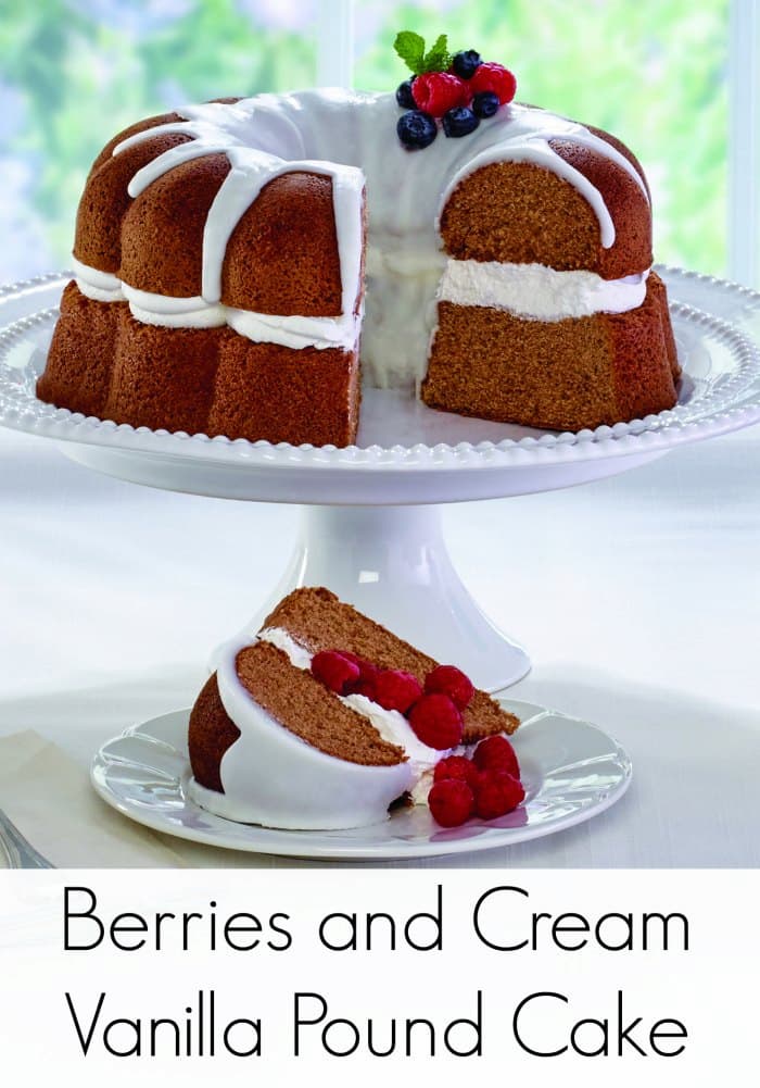 Berries & Cream Vanilla Pound Cake